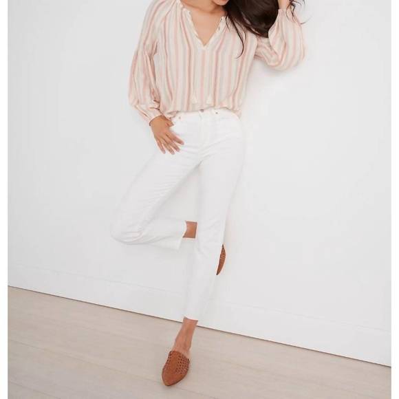 NEW PAIGE women's cindy corduroy pant in ecru - Picture 6 of 6